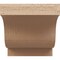 Ekena Millwork 4in. W x 4in. H x 20in. L Newport Woodgrain TimberThane Rafter Tail, Primed Tan RFTUR04X04X20NEWRCPR - alternate 6